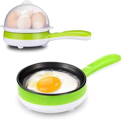 Dillimall Egg Boiler 350 Watt Non-Stick Electric Pot pan Mini Egg Boiler