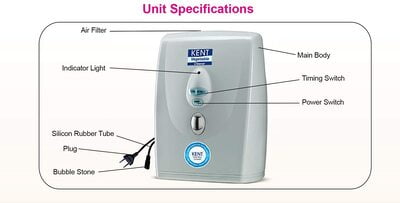 Kent Wall Mounter Fruit & Vegetable Cleaner Or Disinfectant Kent Wall Mounter Fruit & Vegetable Cleaner Or Disinfectant