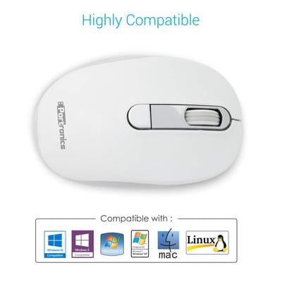 PORTRONICS WIRELESS MOUSE TOAD 11-GREY POR 016
