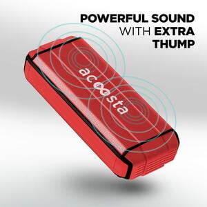 ACOOSTA BOLD 370 RED & BLACK ACOOSTA BOLD 370 RED & BLACK