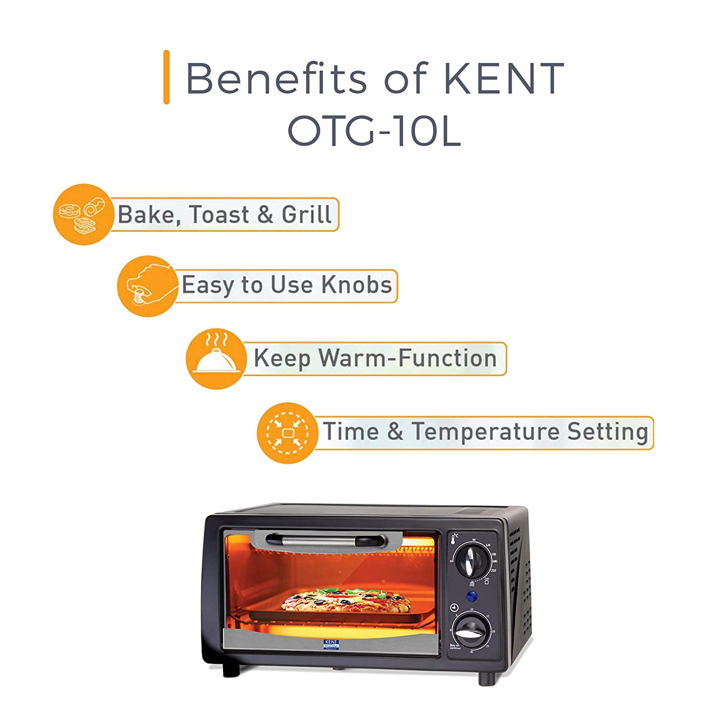 Kent OTG ( Oven Toaster Griller ) 20LTR