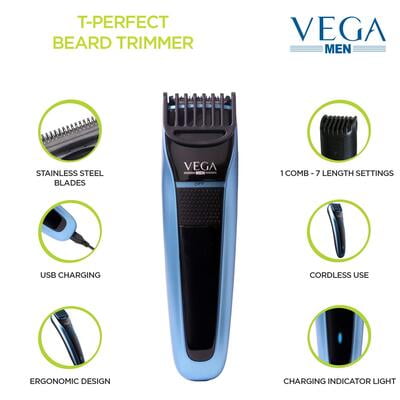 Vega VHTH-01N T-Perfect USB Charging Beard Trimmer