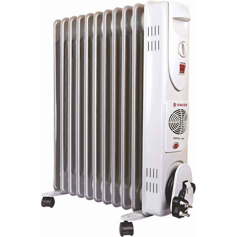 Singer 11 FIN 2900 Watts Oil Filled Radiator Room Heater (SOFR 11F 2900WT) Singer 11 FIN 2900 Watts Oil Filled Radiator Room Heater (SOFR 11F 2900WT)