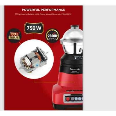 Panasonic Super Mixer Grinder Monster 750 Watt Mx-Ae375 Panasonic Super Mixer Grinder Monster 750 Watt Mx-Ae375