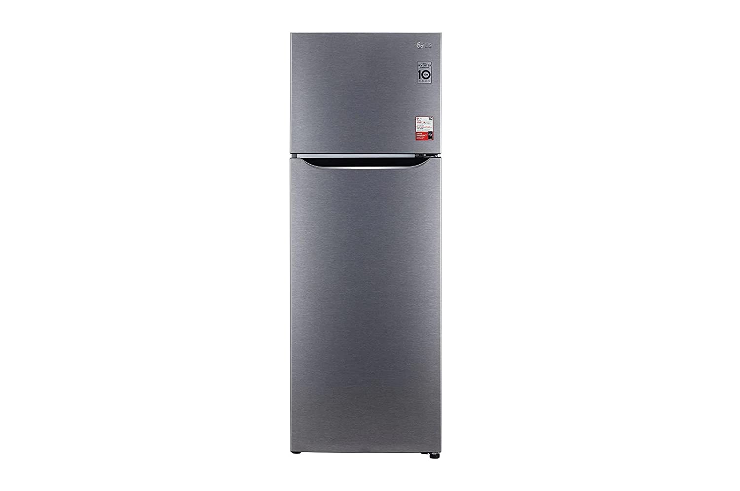 LG 308 litres 2 Star Frost Free Double Door Refrigerator (Dazzle Steel GL-S322SDSY) LG 308 litres 2 Star Frost Free Double Door Refrigerator (Dazzle Steel GL-S322SDSY)