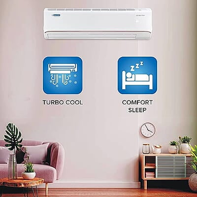 Blue Star 1.5 Ton 3 Star 5 in 1 Convertible Inverter Split AC (Copper, Multi Sensors, Stabalizer Free Operation, Self Diagnosis, IA318FNU, White)