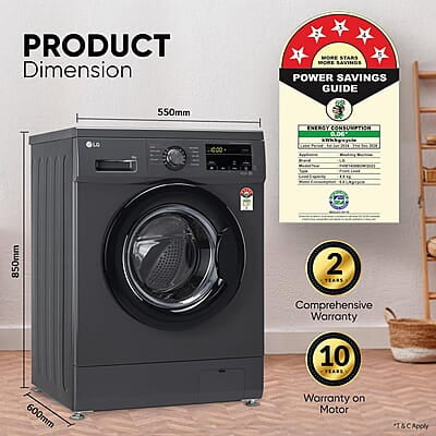 LG FRONT LOAD FULLY AUTOMATIC WASHING MACHINE FHM1408BDM LG FRONT LOAD FULLY AUTOMATIC WASHING MACHINE FHM1408BDM