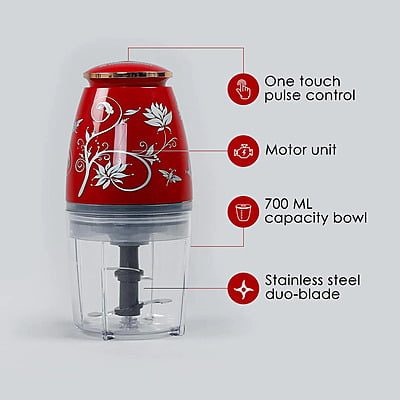 Wonderchef Crimson Edge Nutri-Chop Duo-Blade 300 Watt Wonderchef Crimson Edge Nutri-Chop Duo-Blade 300 Watt