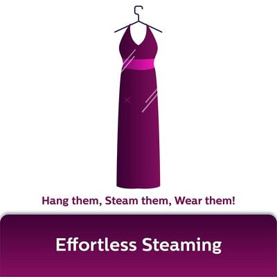 PHILIPS Handheld Garment Steamer STH3000/20 - Compact & Foldable, Convenient Vertical Steaming PHILIPS Handheld Garment Steamer STH3000/20 - Compact & Foldable, Convenient Vertical Steaming