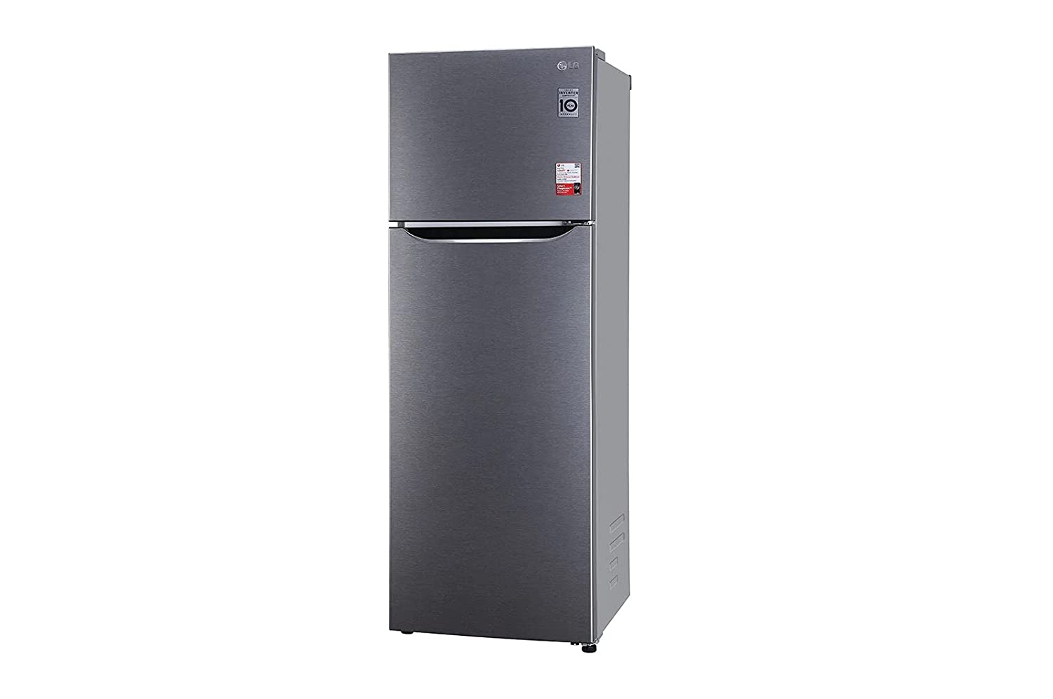 LG 308 litres 2 Star Frost Free Double Door Refrigerator (Dazzle Steel GL-S322SDSY) LG 308 litres 2 Star Frost Free Double Door Refrigerator (Dazzle Steel GL-S322SDSY)
