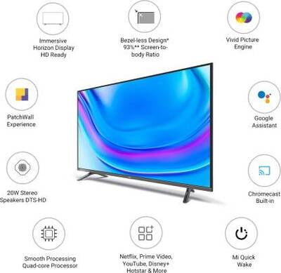 Mi 4A Horizon Edition 32 Inch HD Ready LED Smart Android TV