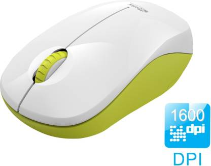 Portronics Wireless Mouse Toad 12-Yellow POR987 Portronics Wireless Mouse Toad 12-Yellow POR987