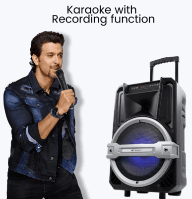 Zebronics ZEB-TRX12 L DJ Trolley Speaker Zebronics ZEB-TRX12 L DJ Trolley Speaker