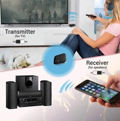 Portronics AUTO 14 (POR-1153) Bluetooth Receiver & Transmitter Adapter Portronics AUTO 14 (POR-1153) Bluetooth Receiver & Transmitter Adapter