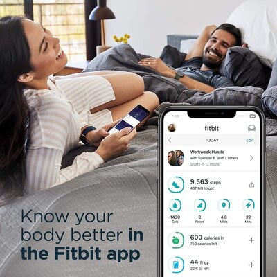 Fitbit FB507BKBK Versa 2 Health & Fitness Smartwatch