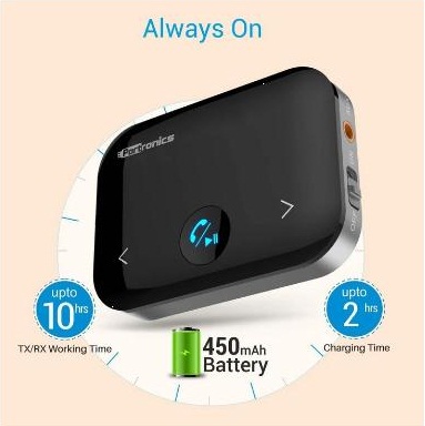Portronics AUTO 14 (POR-1153) Bluetooth Receiver & Transmitter Adapter Portronics AUTO 14 (POR-1153) Bluetooth Receiver & Transmitter Adapter
