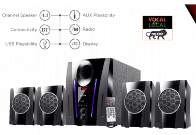 Intex 4.1 XV 2650 DIGI Plus FMUB Bluetooth Multimedia Speaker Intex 4.1 XV 2650 DIGI Plus FMUB Bluetooth Multimedia Speaker