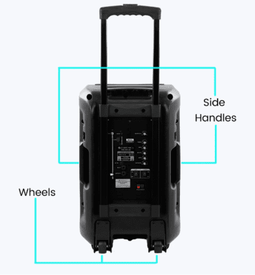 Zebronics ZEB-TRX12 L DJ Trolley Speaker Zebronics ZEB-TRX12 L DJ Trolley Speaker