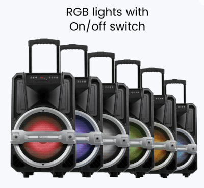 Zebronics ZEB-TRX12 L DJ Trolley Speaker Zebronics ZEB-TRX12 L DJ Trolley Speaker
