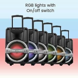 Zebronics ZEB-TRX12 L DJ Trolley Speaker On Dillimall.Com