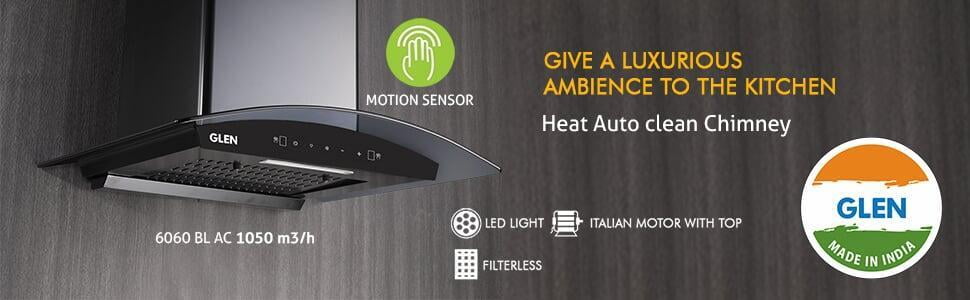 GLEN 6060BL 60 cm 1050m3/h Chimney On Dillimall.Com