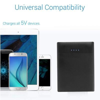 Portronics Indo 10S 10,000 mAh Li-Polymer Power Bank with 2A Dual Inputs Type C & USB and 2A Dual USB Outputs Portronics Indo 10S 10,000 mAh Li-Polymer Power Bank with 2A Dual Inputs Type C & USB and 2A Dual USB Outputs