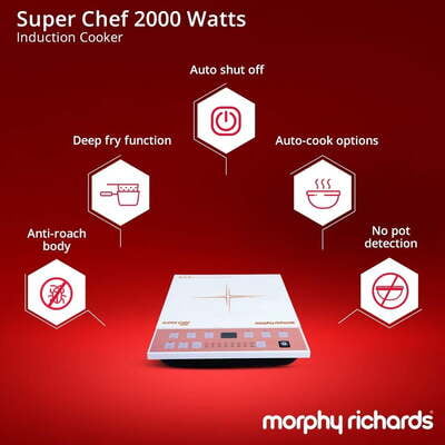 MORPHY RICHARDS INDUCTION COOKER SUPER CHEF