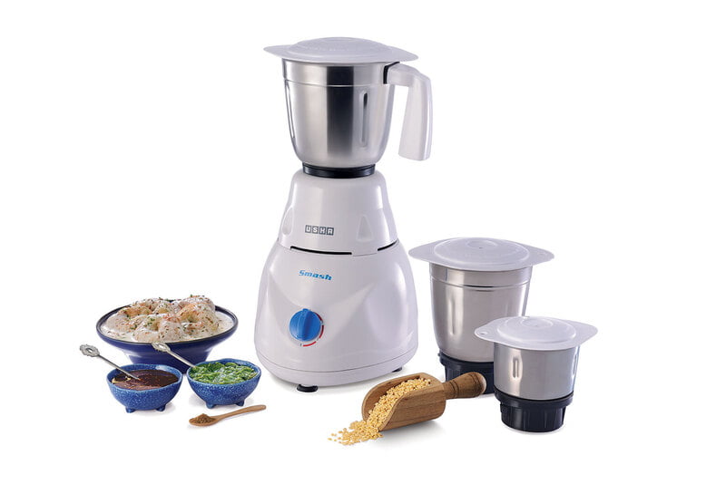 Usha Smash MG 2853 Mixer Grinder 500-Watt 3 jars Usha Smash MG 2853 Mixer Grinder 500-Watt 3 jars