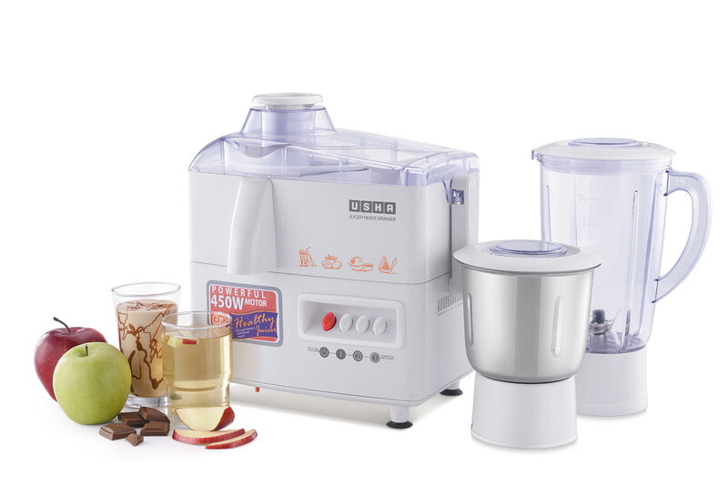 Usha 3345 JMG 450-Watt Juicer Mixer Grinder with 2 Jars Usha 3345 JMG 450-Watt Juicer Mixer Grinder with 2 Jars