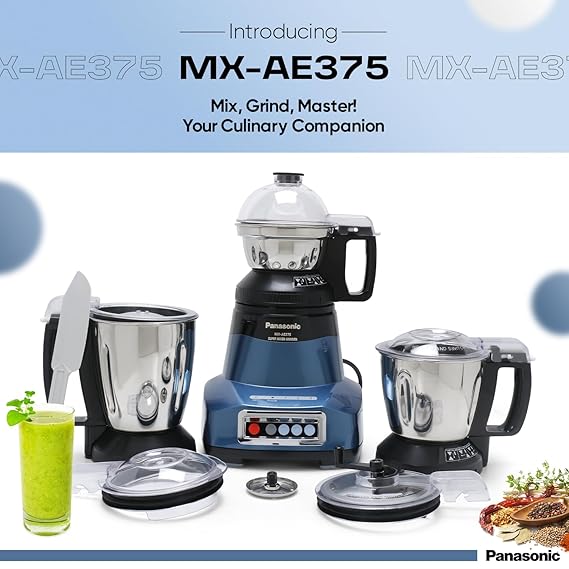 Panasonic Super Mixer Grinder Monster 750 Watt Mx-Ae375