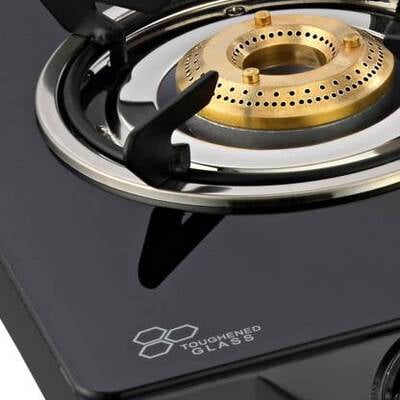 Sunflame Gas Stove 3 Burner Glass Top Desire BK Dillimall.com1