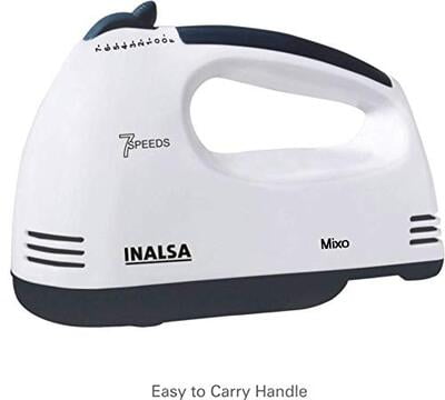 Inalsa MIXO 200-Watt Hand Mixer with 7 Speed Inalsa MIXO 200-Watt Hand Mixer with 7 Speed