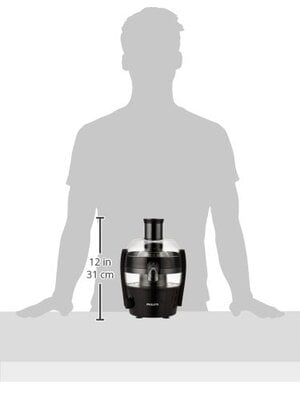 Philips Viva Collection HR1832/00 1.5-Litre 500-Watt Juicer (Ink Black) Philips Viva Collection HR1832/00 1.5-Litre 500-Watt Juicer (Ink Black)