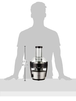 Philips Viva Collection HR1863/20 2-Litre Juicer (Black/Silver) Philips Viva Collection HR1863/20 2-Litre Juicer (Black/Silver)