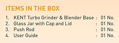 KENT Turbo Grinder and Blender 3000-Watt (Steel Grey & Black) KENT Turbo Grinder and Blender 3000-Watt (Steel Grey & Black)