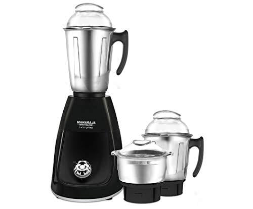Maharaja Whiteline Plastic Turbo Prime HD Mixer Grinder, 98 oz, Black Maharaja Whiteline Plastic Turbo Prime HD Mixer Grinder, 98 oz, Black