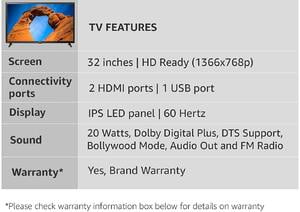 LG LED TV 32LK526