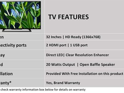 SONY LED TV 32INCH KLV- 32R202G B SONY LED TV 32INCH KLV- 32R202G B