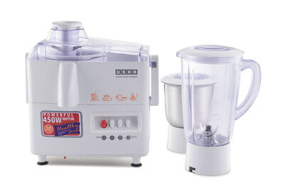 Usha 3345 JMG 450-Watt Juicer Mixer Grinder with 2 Jars Usha 3345 JMG 450-Watt Juicer Mixer Grinder with 2 Jars