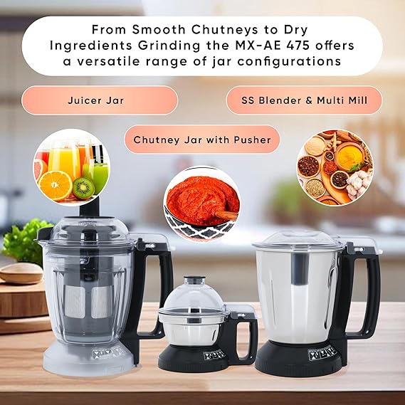 Panasonic MONSTER AE475 750 Juicer Mixer Grinder (4 Jars) Panasonic MONSTER AE475 750 Juicer Mixer Grinder (4 Jars)