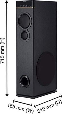 PHILIPS TOWER SPEAKERS SPA9080B/94 2.0 PHILIPS TOWER SPEAKERS SPA9080B/94 2.0