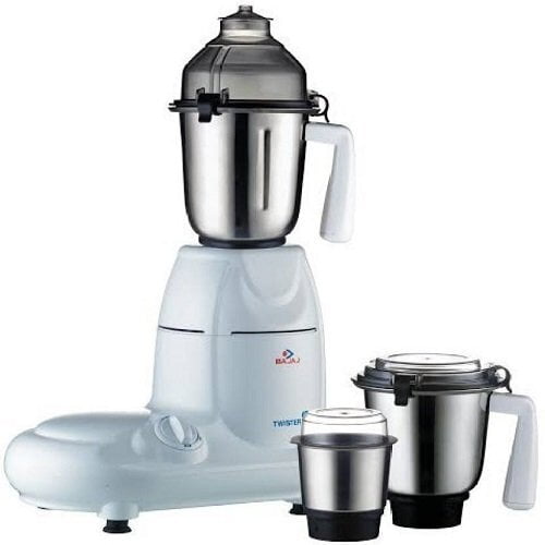 Bajaj Twister 750-Watt Mixer Grinder with 3 Jars (White) Bajaj Twister 750-Watt Mixer Grinder with 3 Jars (White)