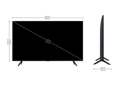 Samsung 108cm (43 inch) Series 8 UA43TU8000KBXL 4K UHD LED Smart TV