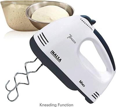 Inalsa MIXO 200-Watt Hand Mixer with 7 Speed Inalsa MIXO 200-Watt Hand Mixer with 7 Speed