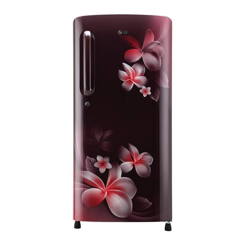 LG 190 L Inverter Direct-Cool Single Door Refrigerator (GL-B201ASPY, Scarlet Plumeria) LG 190 L Inverter Direct-Cool Single Door Refrigerator (GL-B201ASPY, Scarlet Plumeria)