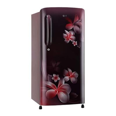 LG 190 L Inverter Direct-Cool Single Door Refrigerator (GL-B201ASPY, Scarlet Plumeria)