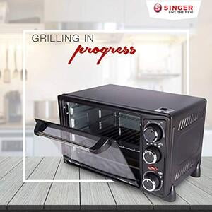 Singer MaxiGrill 1600 Oven Toaster Grill 1400 Watts 16 litres SOT1600MBT Singer MaxiGrill 1600 Oven Toaster Grill 1400 Watts 16 litres SOT1600MBT