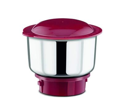 Bajaj Classic Mixer Grinder, 750W, 3 Jars (White and Maroon) Bajaj Classic Mixer Grinder, 750W, 3 Jars (White and Maroon)