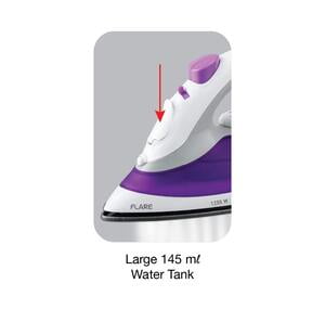 HAVELLS STEAM IRON FLARE PURPLE 1250W HAVELLS STEAM IRON FLARE PURPLE 1250W