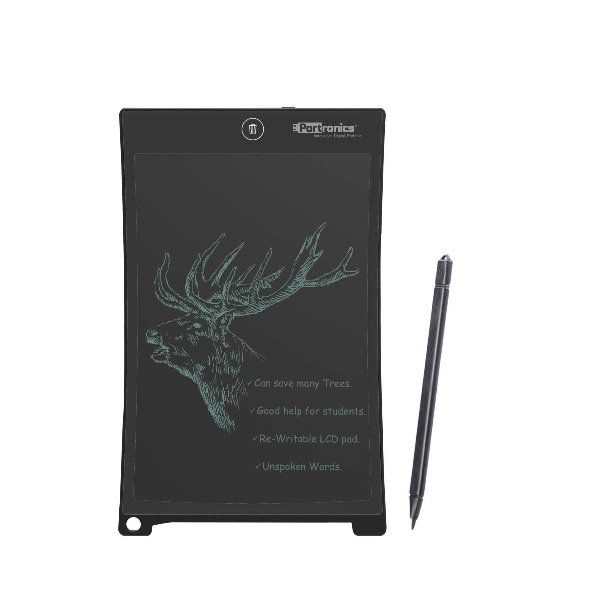 PORTRONICS RUFFPAD10+ RE-WRITABLE LCD PAD POR233